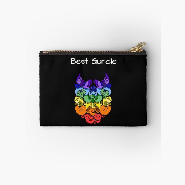 Item preview, Best guncle, gay uncle rainbow pride beard designed and sold by Optimisticink.