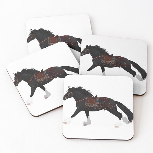 Item preview, Medieval Shire Horse - Equine Rampaige designed and sold by equinerampaige.