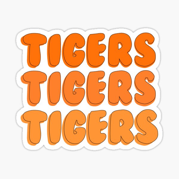 TIGERS Sticker