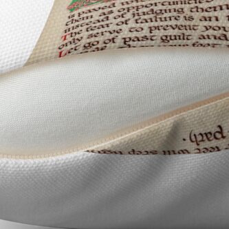 Alternate view of Medieval Illumination - The road to self mastery Throw Pillow