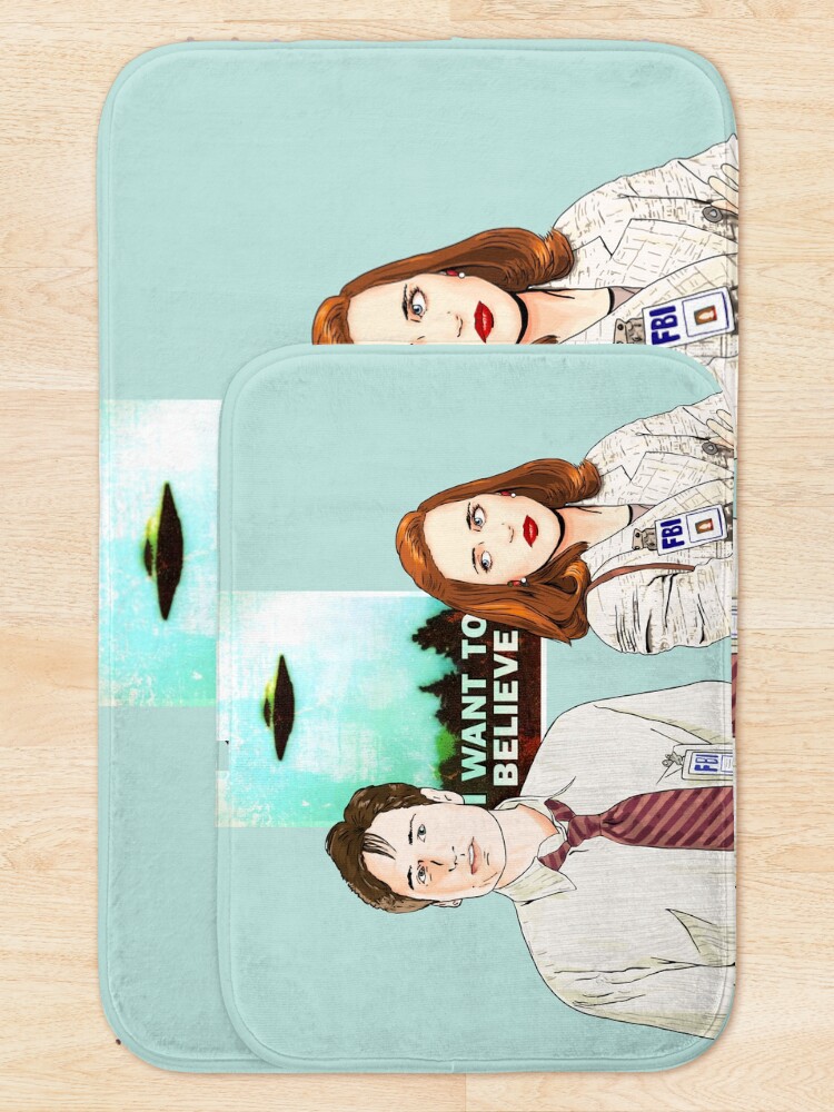 Alternate view of The X files the truth is out there I want to believe by Mimie Bath Mat