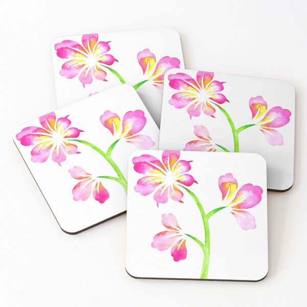 Artikelvorschau, Pinke Blume entworfen und verkauft von PaintedbyCarol.