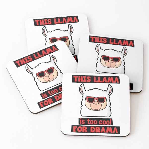 Item preview, This llama is too cool for your drama designed and sold by nmdesigns1.