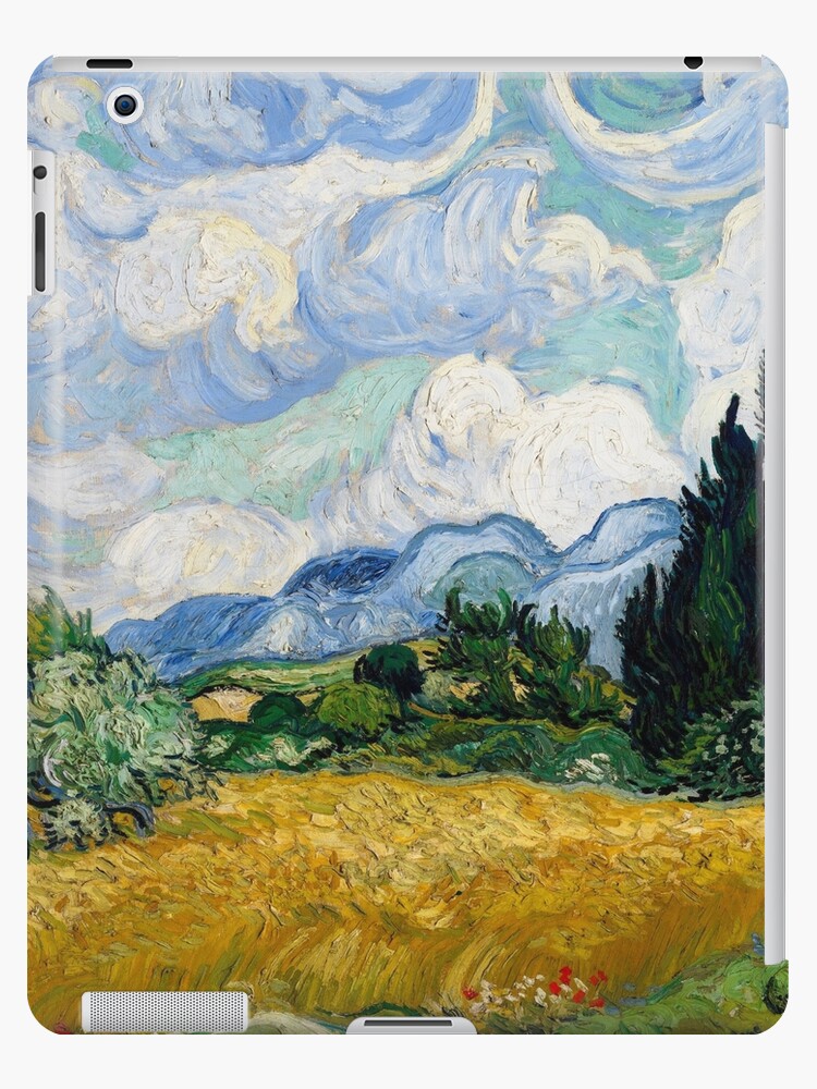 Wheat Field With Cypresses Vincent Van Gogh Ipad Case Skin By Maryedenoa Redbubble