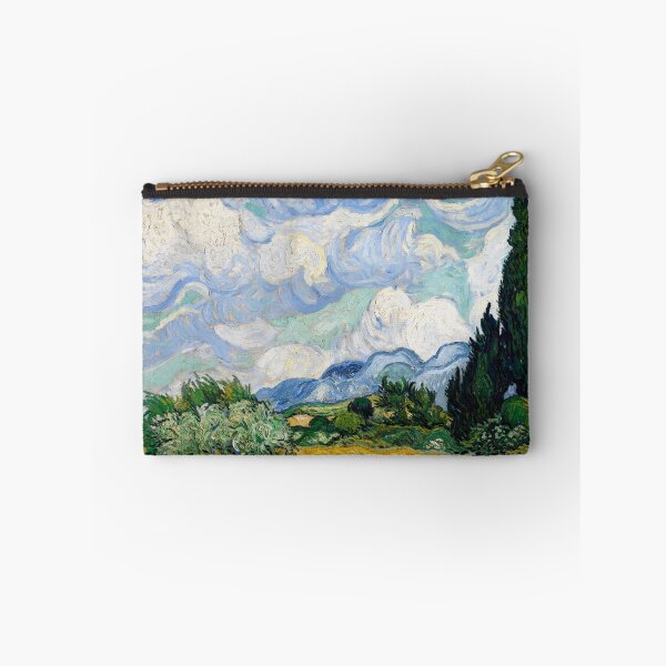 Artikelvorschau, Weizenfeld mit Zypressen - Vincent van Gogh entworfen und verkauft von maryedenoa.