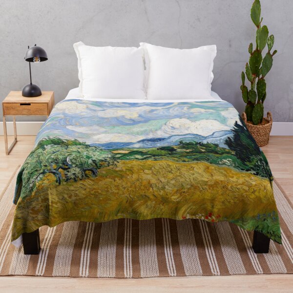 Item preview, Wheat Field with Cypresses - Vincent van Gogh designed and sold by maryedenoa.