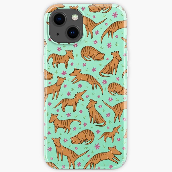 Thylacine Pattern iPhone Soft Case