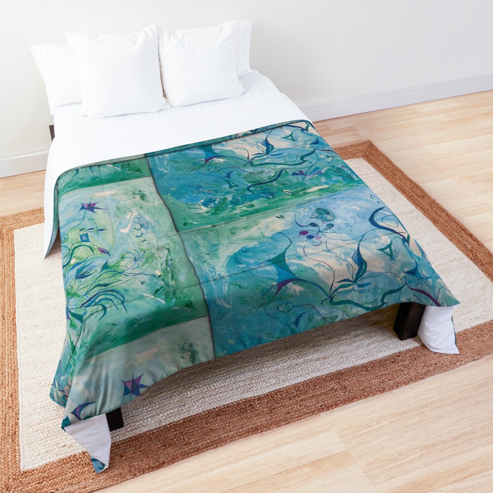 orient impressions abstract art Comforter