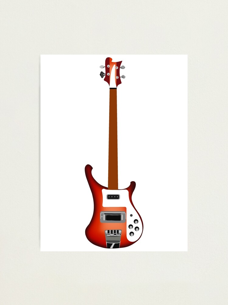 Fireglo 4001 Rick Bass Electric Bass Guitar Photographic Print for Sale by  SPMusic