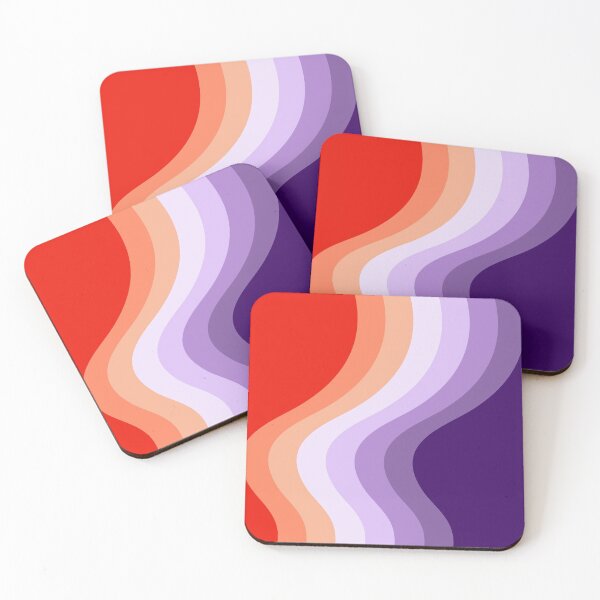 Item preview, Colorful retro waves designed and sold by BattaAnastasia.