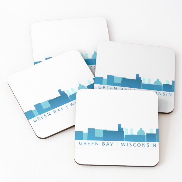 Item preview, Green Bay Skyline - Blue designed and sold by GBSwagShop.