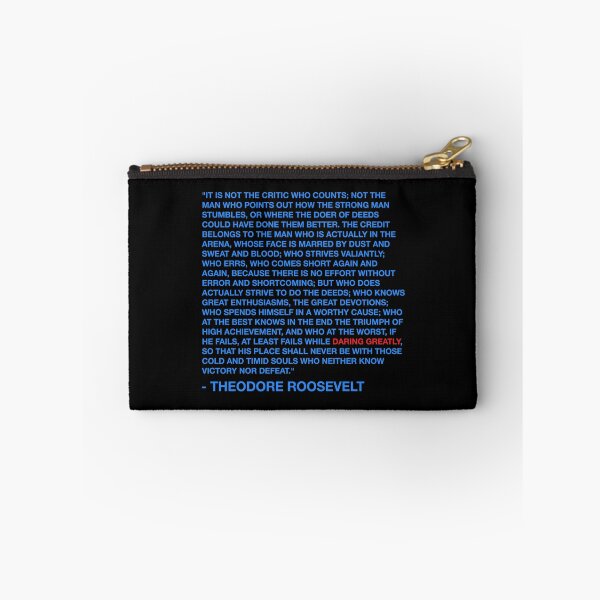 Item preview, Daring Greatly - Theodore Roosevelt Quote - Blue designed and sold by MOREDANKMEMES.