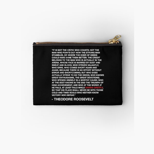 Item preview, Daring Greatly - Theodore Roosevelt Quote - White designed and sold by MOREDANKMEMES.
