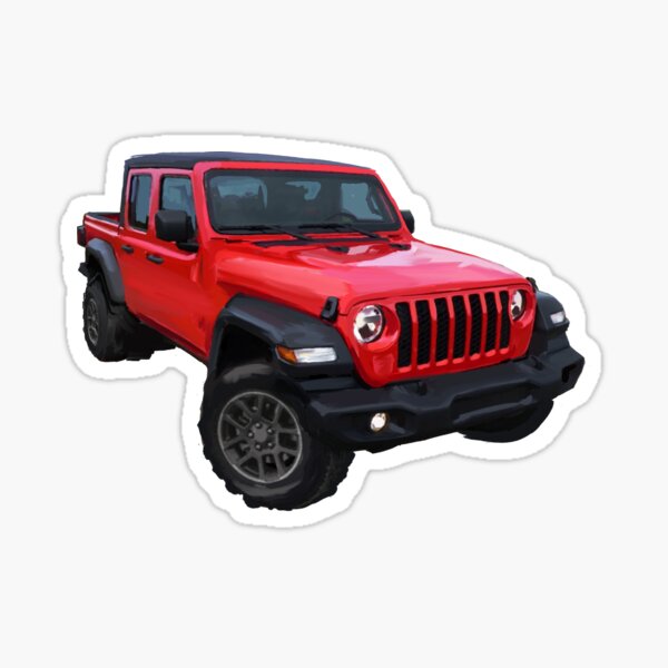 Jeep Gladiator Stickers | Redbubble