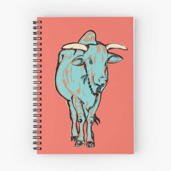 Item preview, An Illustration of a young bull, Rishikesh, India designed and sold by NaliniLe.