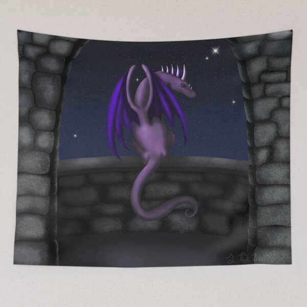 Item preview, Dragon In The Night designed and sold by WiseWitch.