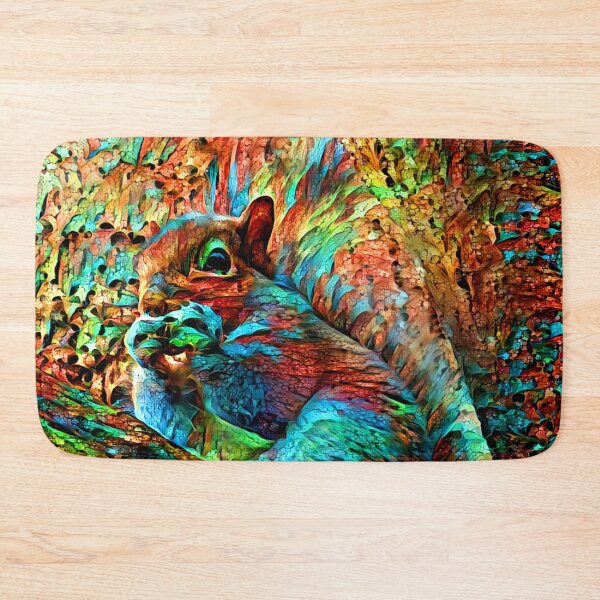 Item preview, Rainbow Squirrel Abstraction designed and sold by Alyxandre.