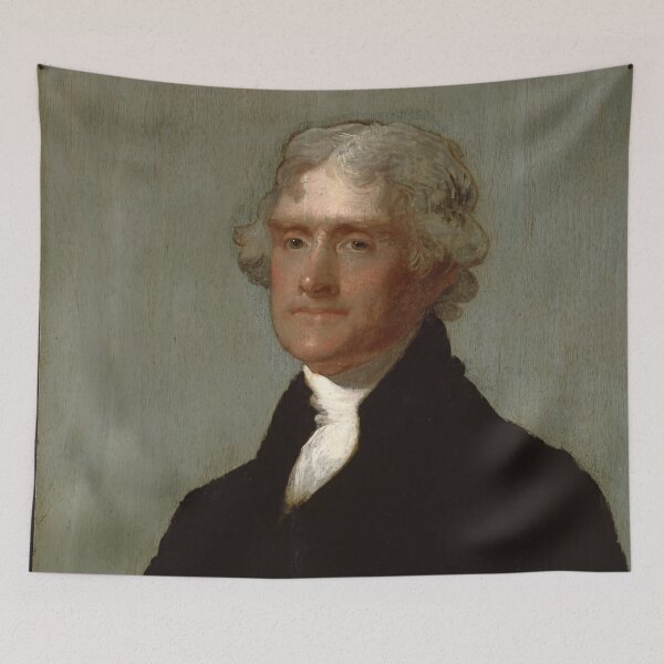Item preview, Thomas Jefferson by Gilbert Stuart (1821) designed and sold by allhistory.