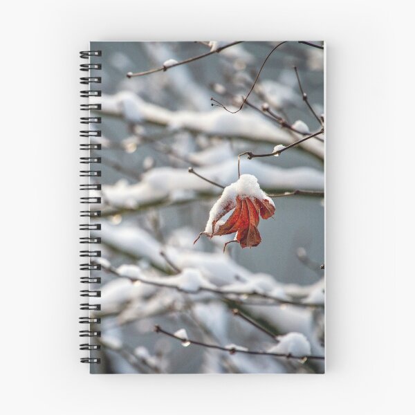 Item preview, Last Leaf in a Snowstorm designed and sold by AvocaSpring.