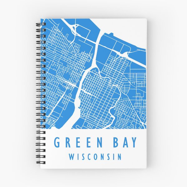 Item preview, Green Bay Map Art - Blue designed and sold by GBSwagShop.