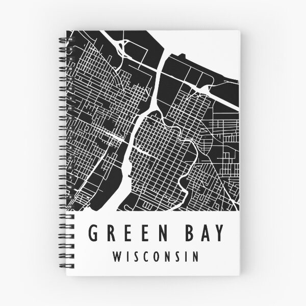 Item preview, Green Bay Map Art - Black designed and sold by GBSwagShop.