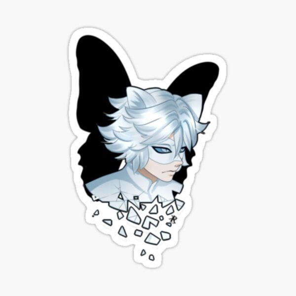 Chat Blanc Stickers Redbubble