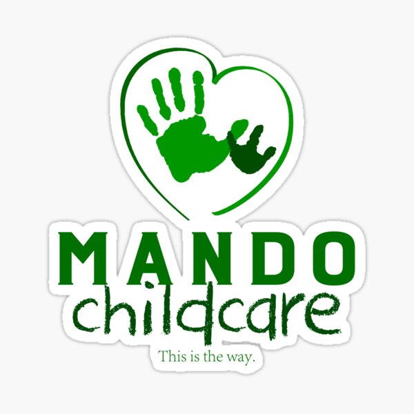 Mando Childcare Sticker