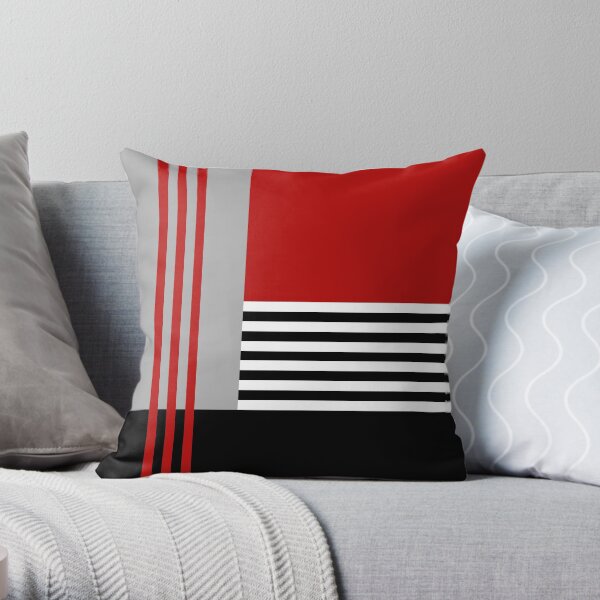 Colorful geometry Throw Pillow