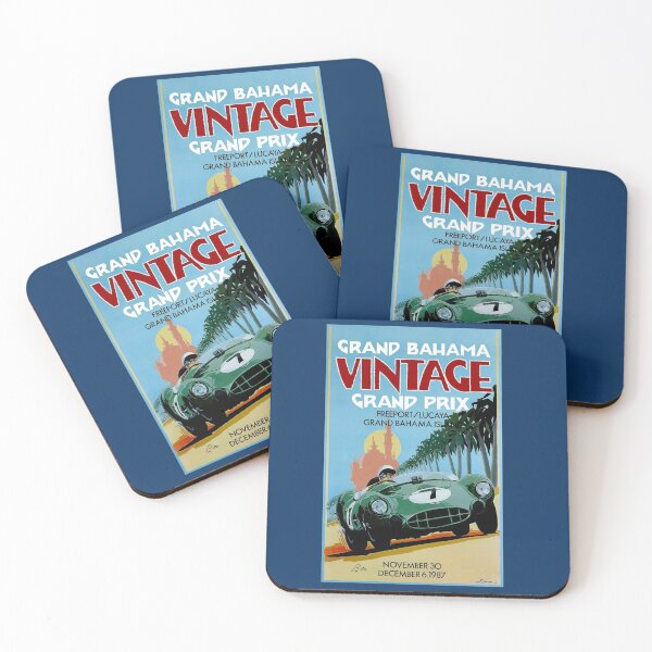 Item preview, GRAND BAHAMA; Vintage Grand Prix Auto Prints designed and sold by posterbobs.