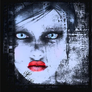 Artwork thumbnail, ..Red lips.. by Shane Gallagher