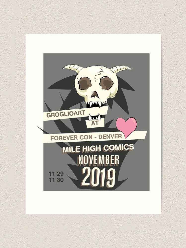 Alternate view of GroglioArt Con Poster Art Print