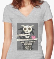 GroglioArt Con Poster Fitted V-Neck T-Shirt