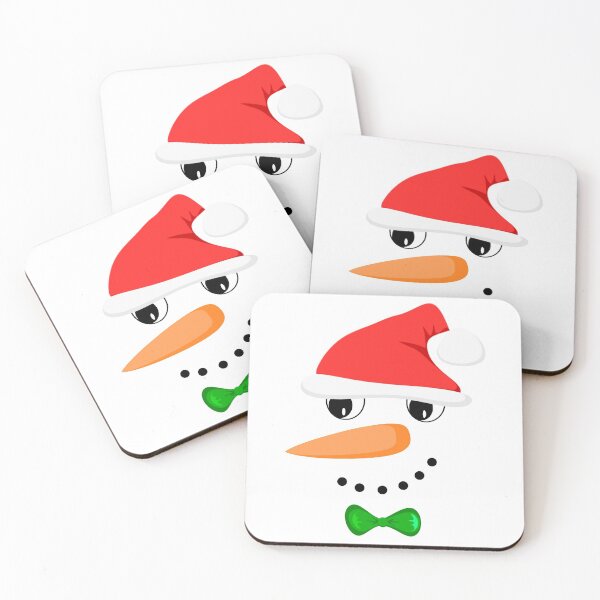 Item preview, Cute Santa Snowman Face Funny Christmas Gift designed and sold by r-silver.