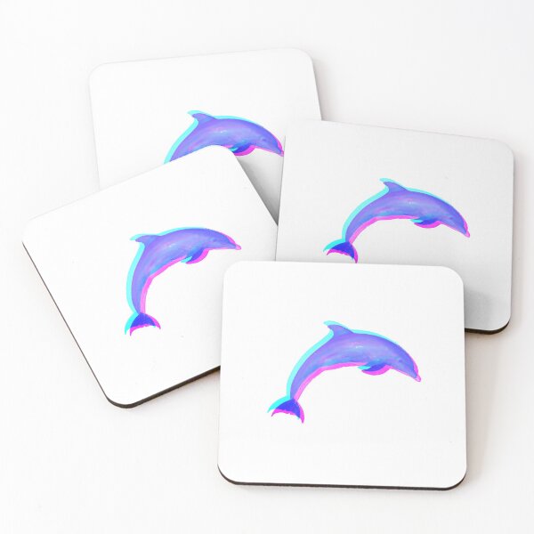 Item preview, Vaporwave dolphin designed and sold by ChickenCoop.