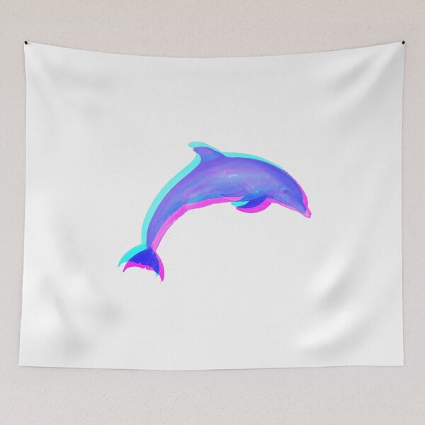 Item preview, Vaporwave dolphin designed and sold by ChickenCoop.