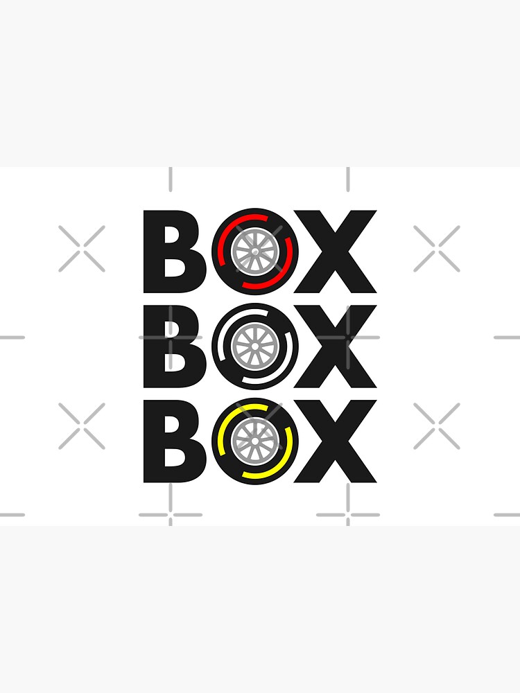 "Box Box Box" F1 Tyre Compound Design by davidspeed