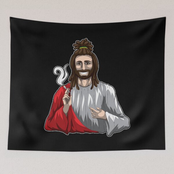 Item preview, Jesús fuma hierba - Cannabis Lord - Rasta fumeta designed and sold by anziehend.