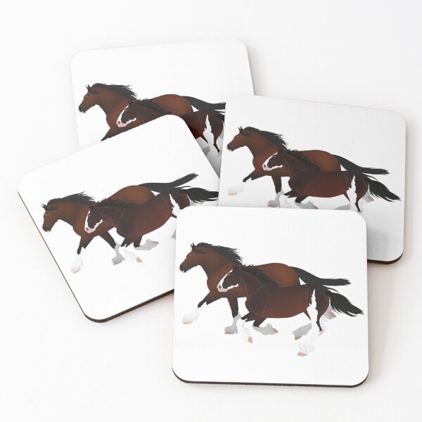 Item preview, Galloping Clydesdales - Equine Rampaige designed and sold by equinerampaige.