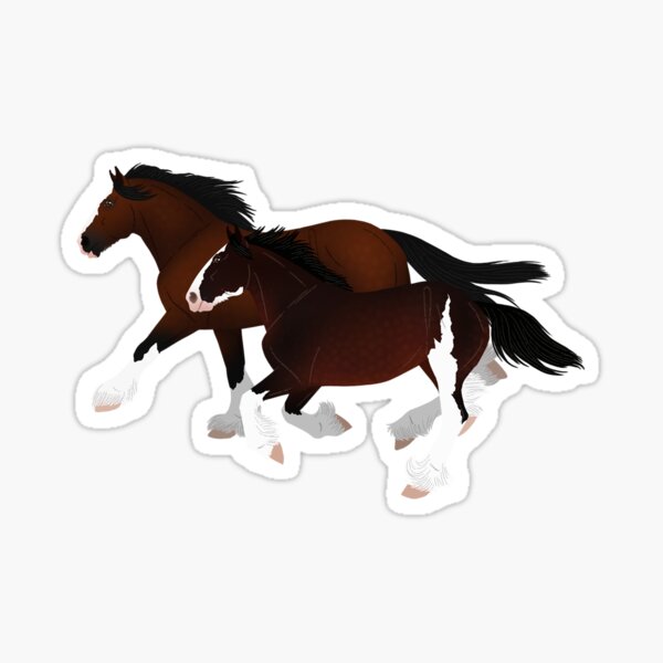 Item preview, Galloping Clydesdales - Equine Rampaige designed and sold by equinerampaige.