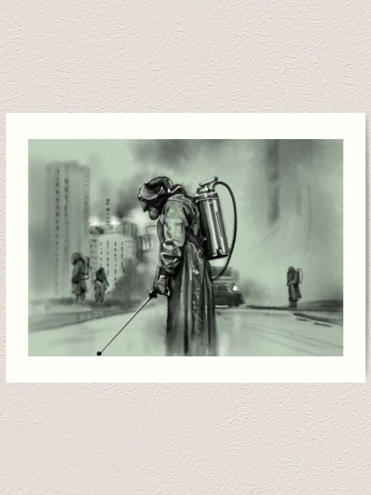 Graphite Block - Chernobyl  Art Board Print for Sale by TheRedPrincess