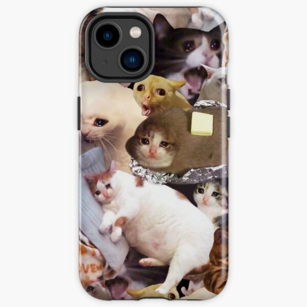 Beluga Cat Meme Face Smiling Funda For iPhone 15 14 13 12 11 Pro