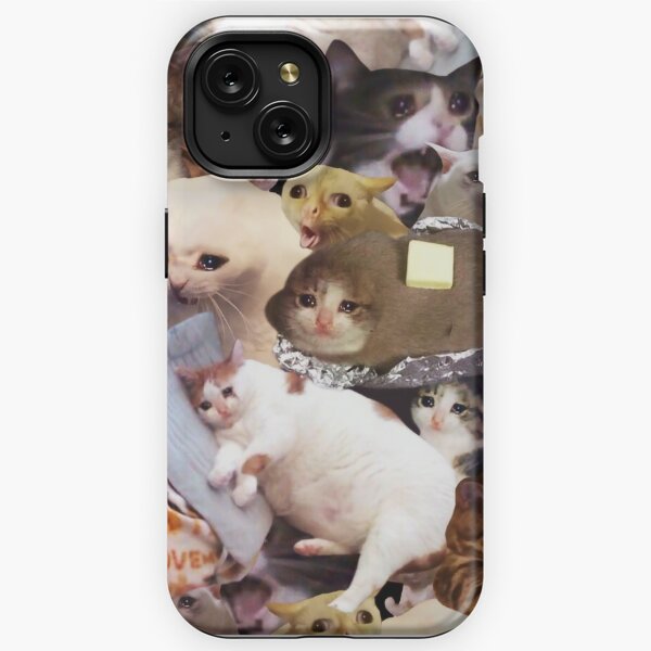 Crying Cat Croc Meme iPhone Skin for Sale by bgsmall