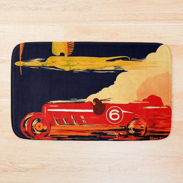 Item preview, SAN SEBASTIAN: Impresión publicitaria de carreras de autos vintage designed and sold by posterbobs.