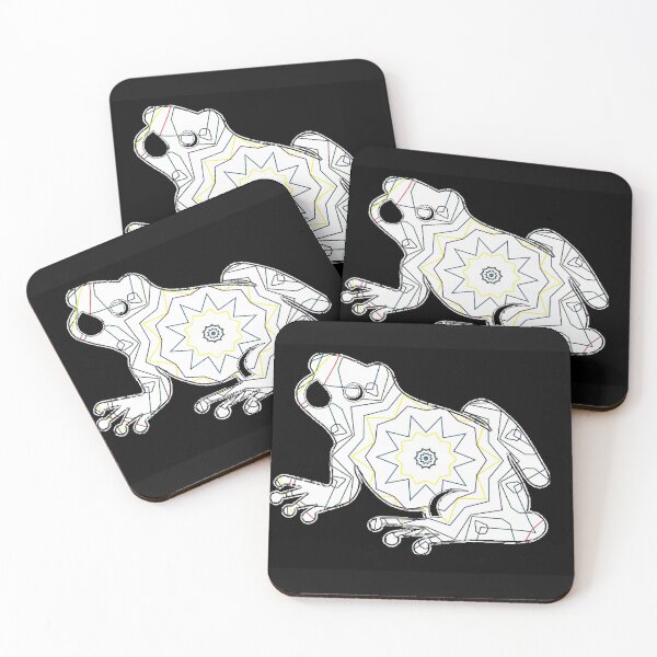 Item preview, Abstract frog silhouette designed and sold by tetibright.