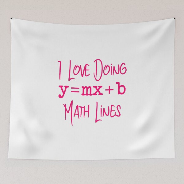 Item preview, I Love Doing Math Lines Mathematics Teachers Equation designed and sold by at85productions.