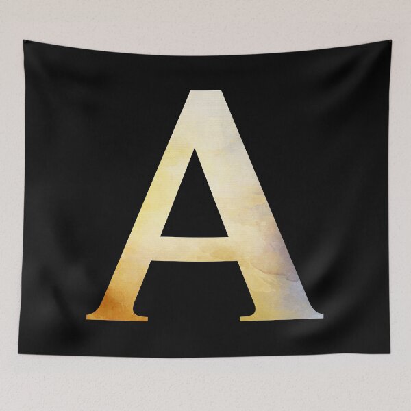 Item preview, Alpha Watercolor (Gold) designed and sold by SassyClassyMe.