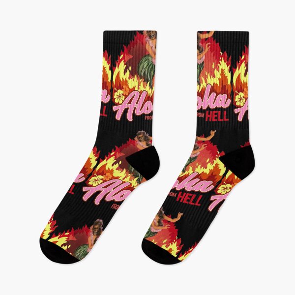 Item preview, Aloha from Hell I Funny Hawaii Dance Shirt designed and sold by ChrisFeil.