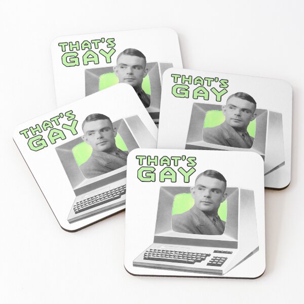 Item preview, Alan Turing says That's Gay designed and sold by PolitikLeCamus.