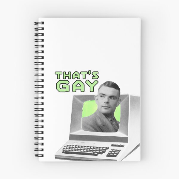 Aperçu de l'œuvre Alan Turing dit que c'est gay créée et vendue par PolitikLeCamus.