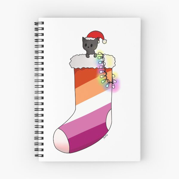 Item preview, cat in lesbian pride stocking designed and sold by tufta007.